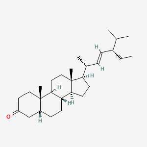 molecular formula C29H48O B10753402 Stigmastenone CAS No. 4736-55-4