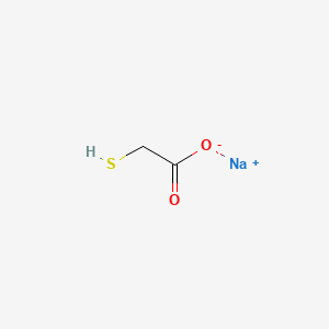 molecular formula HSCH2COO.Na<br>C2H3NaO2S B10753470 Sodium Thioglycolate CAS No. 36722-22-2
