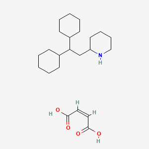 molecular formula C23H39NO4 B10753507 Perhexiline Maleate CAS No. 103516-75-2