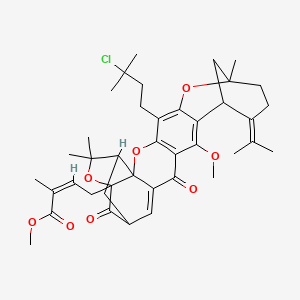 molecular formula C40H49ClO8 B10753551 Dimethyl gamboginate 