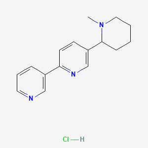 molecular formula C16H20ClN3 B10753593 Anabasamine hydrochloride 