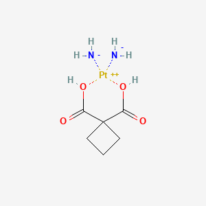molecular formula C6H12N2O4Pt B10753655 Paraplatin 