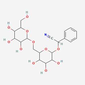 molecular formula C20H27NO11 B10753666 Isoamygdalin CAS No. 1173199-73-9