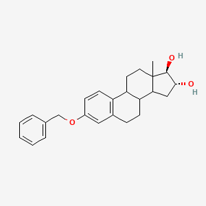 molecular formula C25H30O3 B10753696 Estriol benzyl ether 