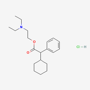 molecular formula C20H32ClNO2 B10753716 Drofenine hydrochloride CAS No. 3146-19-8