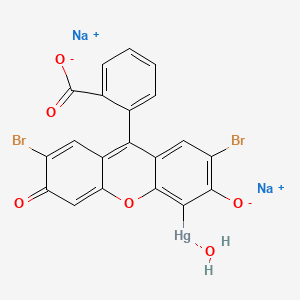 molecular formula C20H9Br2HgNa2O6 B10753784 Merbromin CAS No. 15015-80-2