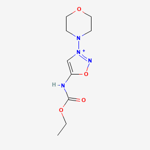 molecular formula C9H15N4O4+ B10753786 Coruno CAS No. 188472-37-9