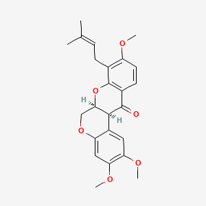 molecular formula C24H26O6 B10753927 Rotenonic acid, methyl ether 