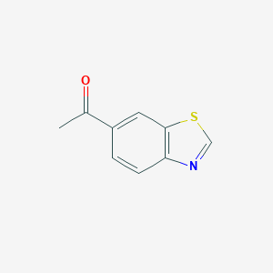 molecular formula C9H7NOS B010754 6-Acetylbenzothiazole CAS No. 19989-35-6