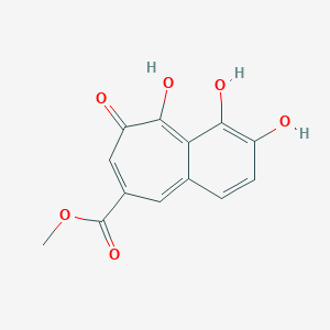 molecular formula C13H10O6 B10754027 Methyl 7-deshydroxypyrogallin-4-carboxylate 