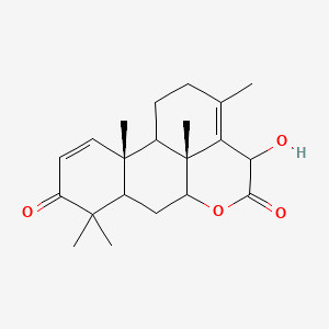 molecular formula C21H28O4 B10754110 Merogedunin 