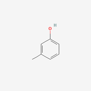 molecular formula C7H8O<br>C7H8O<br>CH3C6H4OH B10754234 m-Cresol CAS No. 155174-22-4