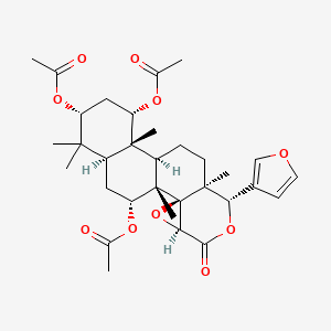 molecular formula C32H42O10 B10754266 Khivorin CAS No. 2524-38-1