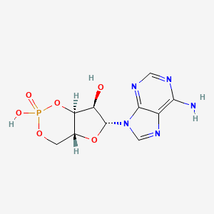 molecular formula C10H12N5O6P B10754378 Cyclic AMP (Standard) CAS No. 51867-88-0