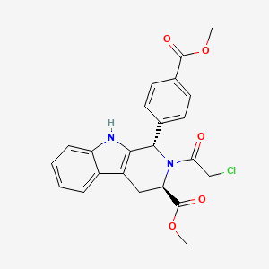 molecular formula C23H21ClN2O5 B10754664 (1S,3R)-Rsl3 