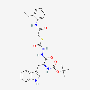 molecular formula C27H33N5O5S B10754729 SID 26681509 