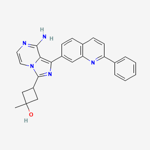 molecular formula C26H23N5O B10754750 Osi-906 CAS No. 867160-72-3