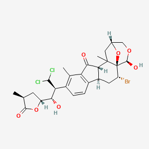 molecular formula C27H31BrCl2O7 B10754872 Nakiterpiosin 