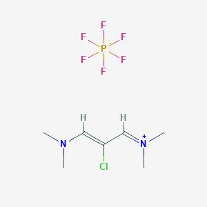 B107549 2-Chloro-1,3-bis(dimethylamino)trimethinium hexafluorophosphate CAS No. 249561-98-6