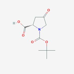 molecular formula C10H15NO5 B107550 N-Boc-4-oxo-L-proline CAS No. 84348-37-8