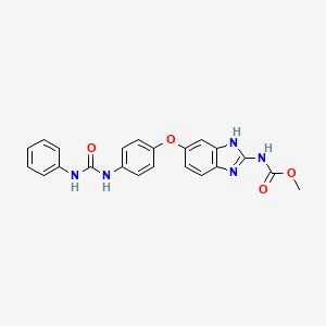 molecular formula C22H19N5O4 B10755036 GW694590A 