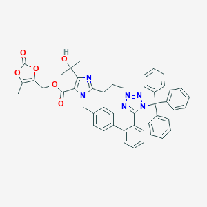 molecular formula C48H44N6O6 B107554 Tritylolmesartan medoxomil CAS No. 144690-92-6