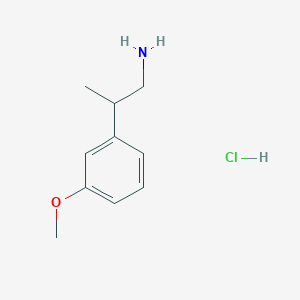 molecular formula C10H16ClNO B107555 m-Methoxy-beta-methylphenethylamine hydrochloride CAS No. 13062-95-8