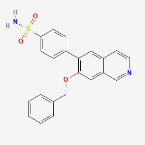 molecular formula C22H18N2O3S B10755504 Benzyloxyisoquinoline, 7 