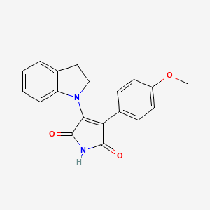 molecular formula C19H16N2O3 B10755703 4-Arylmaleimide deriv. 8g 