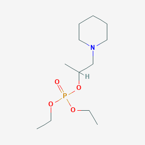 molecular formula C12H26NO4P B107561 Diethyl 1-piperidin-1-ylpropan-2-yl phosphate CAS No. 15870-40-3