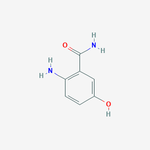 molecular formula C7H8N2O2 B107562 2-Amino-5-hydroxybenzamide CAS No. 65883-83-2
