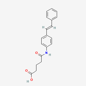 trans-Stilbene-NHCO-(CH2)3-acid