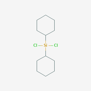 molecular formula C12H22Cl2Si B107565 二氯二环己基硅烷 CAS No. 18035-74-0