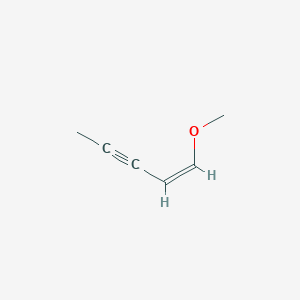 molecular formula C6H8O B107567 (Z)-1-Methoxy-1-penten-3-yne CAS No. 17053-80-4