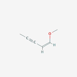 molecular formula C6H8O B107567 cis-1-Methoxy-1-penten-3-yne CAS No. 17053-80-4