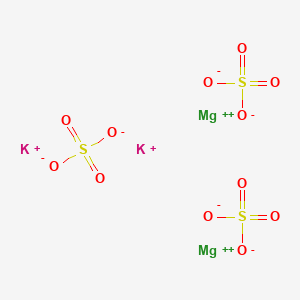 molecular formula K2Mg2O12S3 B107568 Potassium magnesium sulfate CAS No. 17855-14-0