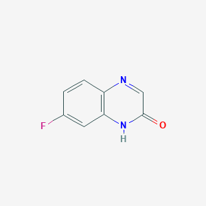 molecular formula C8H5FN2O B107572 7-fluoroquinoxalin-2(1H)-one CAS No. 145323-53-1