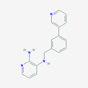 molecular formula C17H16N4 B10757956 N~3~-(3-Pyridin-3-Ylbenzyl)pyridine-2,3-Diamine 