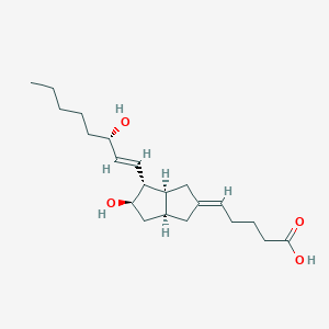 molecular formula C21H34O4 B107582 Carbaprostacyclin CAS No. 69552-46-1