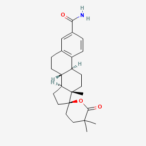 molecular formula C25H33NO3 B10758230 EM 1404 