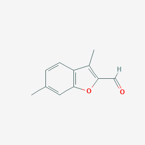 B107583 3,6-Dimethyl-1-benzofuran-2-carbaldehyde CAS No. 16820-39-6