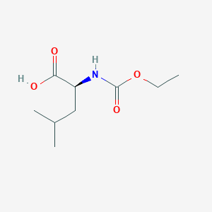molecular formula C9H17NO4 B10758820 N-(ethoxycarbonyl)-L-leucine 