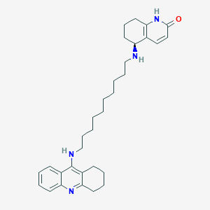 molecular formula C32H44N4O B10758903 (S)-Tacrine(10)-hupyridone 