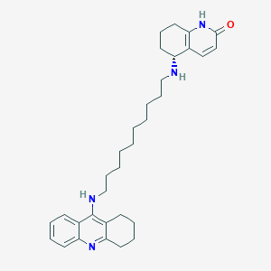 molecular formula C32H44N4O B10758921 (R)-Tacrine(10)-hupyridone 