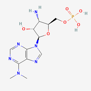 molecular formula C12H19N6O6P B10758945 Puromycin aminonucleoside 5'-monophosphate CAS No. 26113-03-1