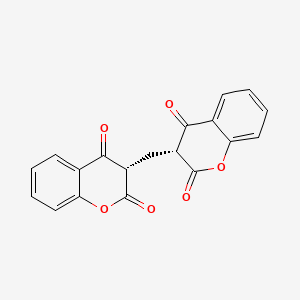 molecular formula C19H12O6 B10759238 Bishydroxy[2H-1-benzopyran-2-one,1,2-benzopyrone] 