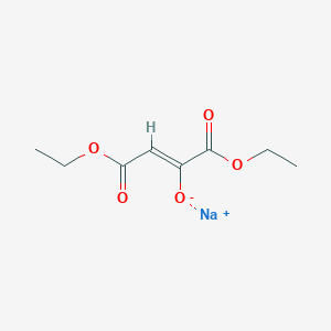 molecular formula C₈H₁₁NaO₅ B107596 Sodium 1,4-diethoxy-1,4-dioxobut-2-en-2-olate CAS No. 40876-98-0