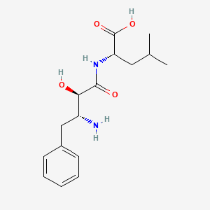 molecular formula C16H24N2O4 B10760061 N-[(2r,3r)-3-Amino-2-Hydroxy-4-Phenylbutanoyl]-L-Leucine 