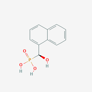 molecular formula C11H11O4P B10760082 Hydroxy(1-naphthyl)methylphosphonic acid 