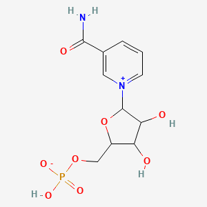 molecular formula C11H15N2O8P B10760172 beta-NM;NMN 